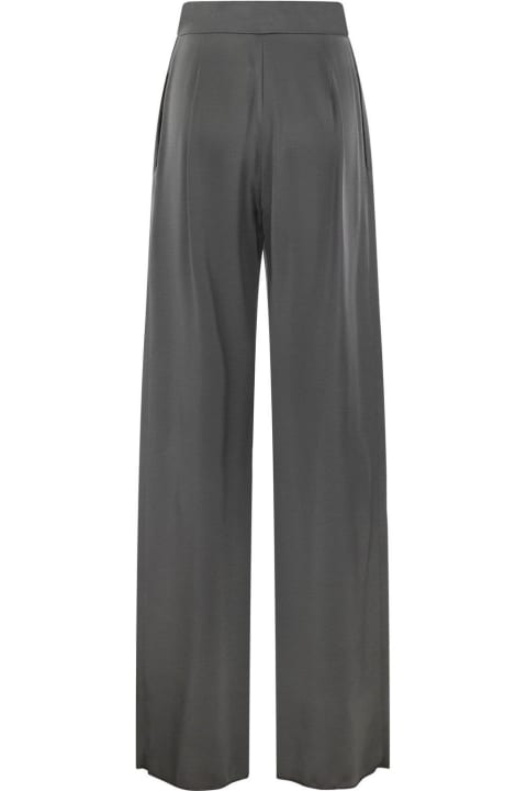 Max Mara Studio Pants & Shorts for Women Max Mara Studio Fluid Satin Trousers