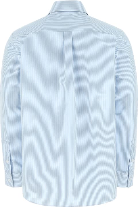 Homeware Bottega Veneta Embroidered Cotton Oversize Shirt