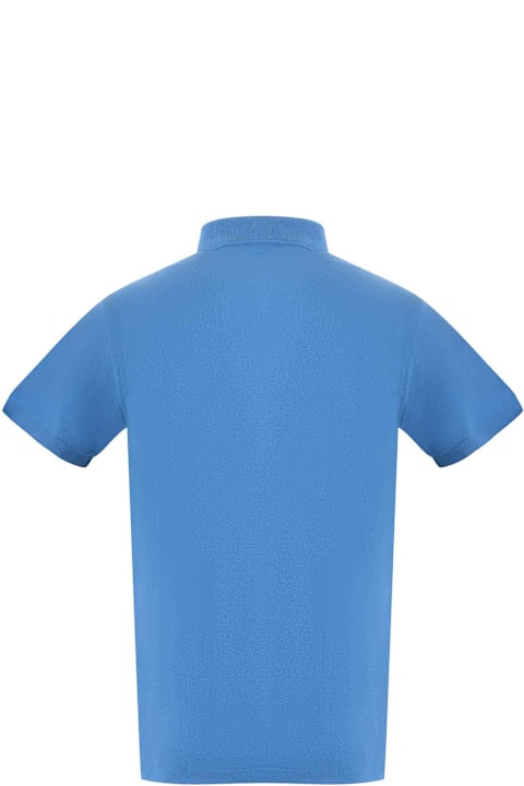 【送料&関税込】Ami Alexandre Mattiussi Powder Blue Wool Ble Ami Alexandre Mattiussi Dark Blue Wool Blend Polo Shirt