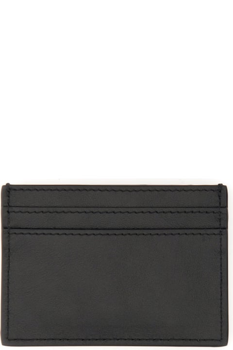 Moschino Wallets for Men Moschino Card Holder With Logo