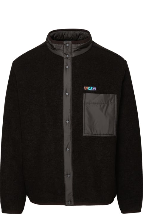Coats & Jackets for Men A.P.C. Brown Wool Ewan Jacket