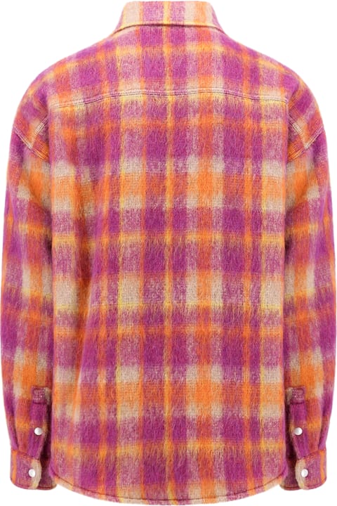 Homeware Palm Angels Brushed Wool Check Overshirt