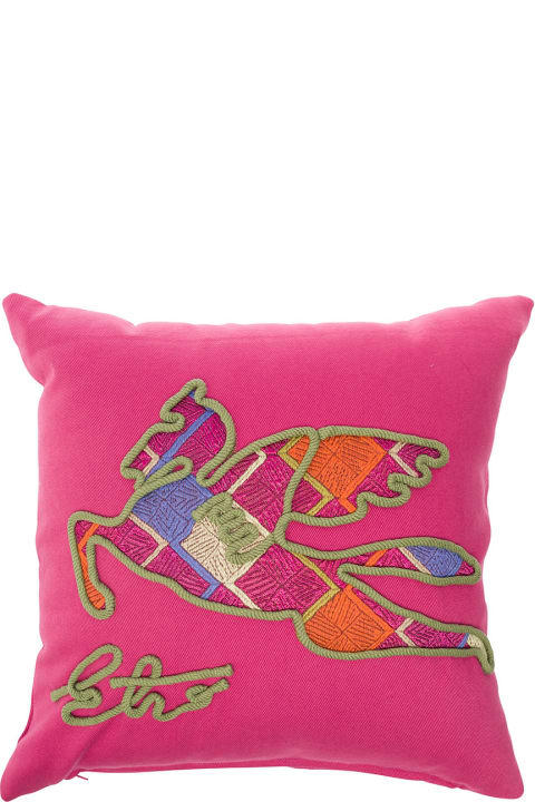  Etroديكور منزلي Etro Cuscino Ricamato 45x45 Cotone