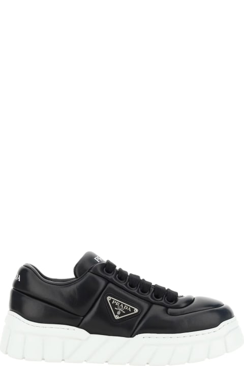 Shoes for Men Prada Leather Padded Sneaker