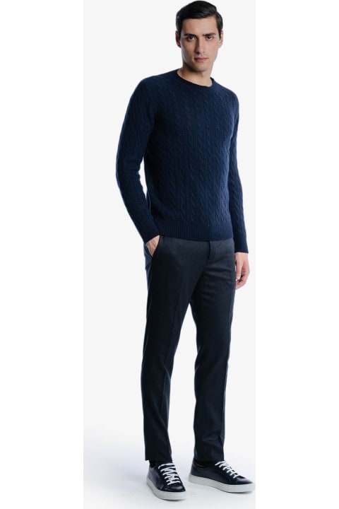 Larusmiani Sweaters for Men Larusmiani Cable Knit Sweater 'col Du Pillon' Sweater