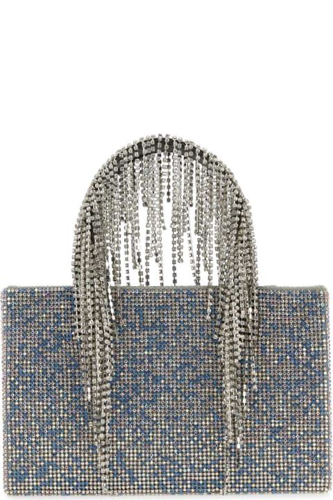 Homeware Kara Light-blue Rhinestones Handbag