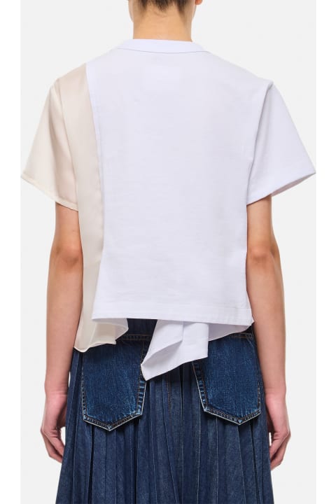ウィメンズ Sacaiのトップス Sacai Cotton Jersey T Shirt
