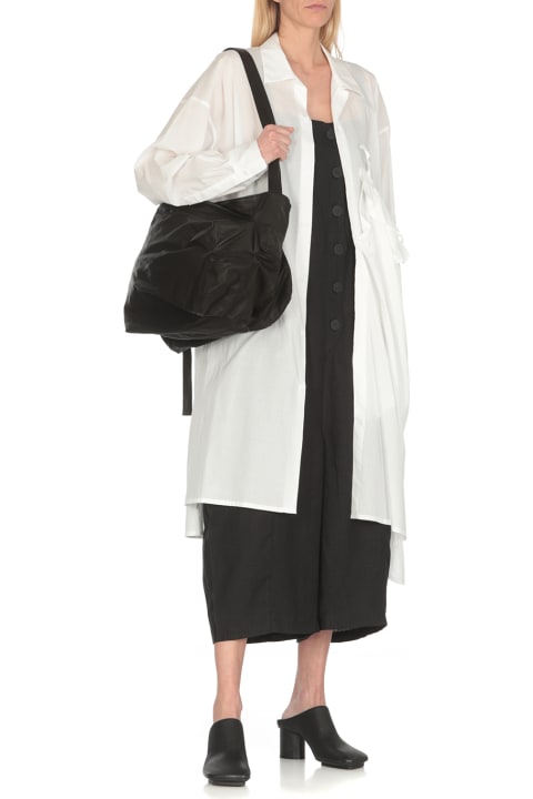 Discord Yohji Yamamoto Totes for Women Discord Yohji Yamamoto Leather Shoulder Bag