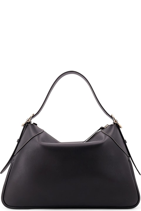 Fashion for Women Gucci Gg Emblem Leather Shoulder Bag With Frontal Logo