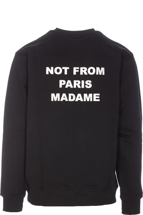 Drôle de Monsieur سترات لـ القسم الرجالي Drôle de Monsieur Le Slogan Sweatshirt