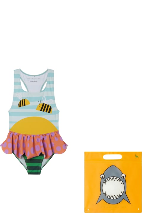 Stella McCartney Kids Swimwear for Girls Stella McCartney Kids Costume Con Stampa