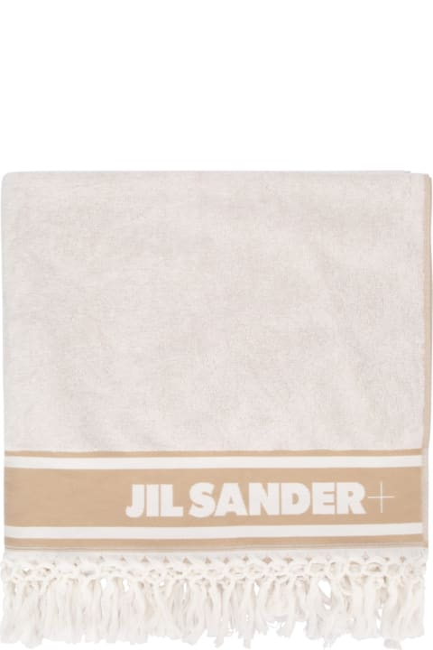 Swimwear for Women Jil Sander Embroidered Cotton Beach Towel