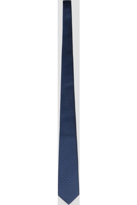 Gg Silk Jacquard Tie