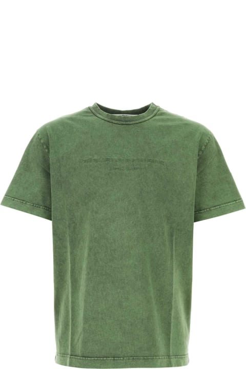 Alexander Wang Clothing for Men Alexander Wang Green Cotton T-shirt