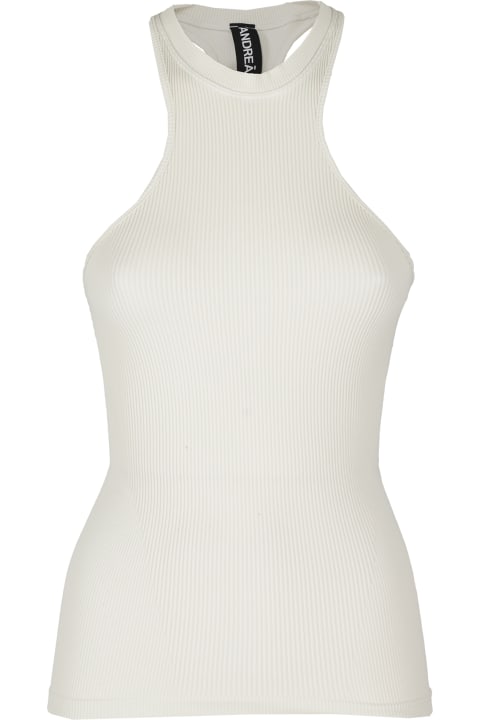 Ribbed Jersey Tank Top