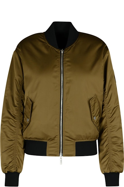 Moose Knuckles Clothing for Women Moose Knuckles 'jet' Green Polyester Bomber Jacket