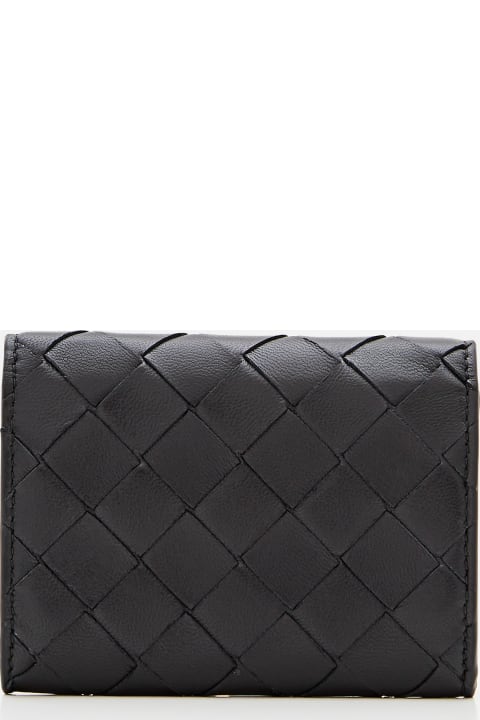Bottega Veneta Wallets for Women Bottega Veneta Tri-fold Zip Leather Wallet