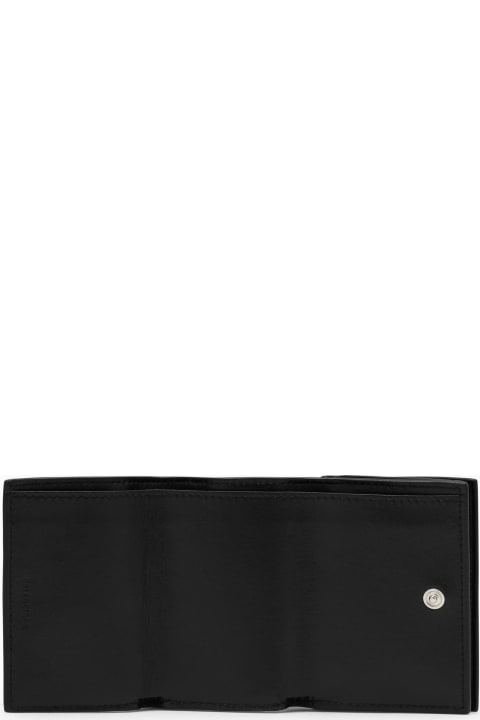 Fashion for Men Balenciaga Black Leather Horizontal Wallet