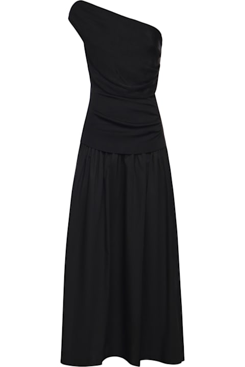 Homeware self-portrait Draped Knit Midi Dress