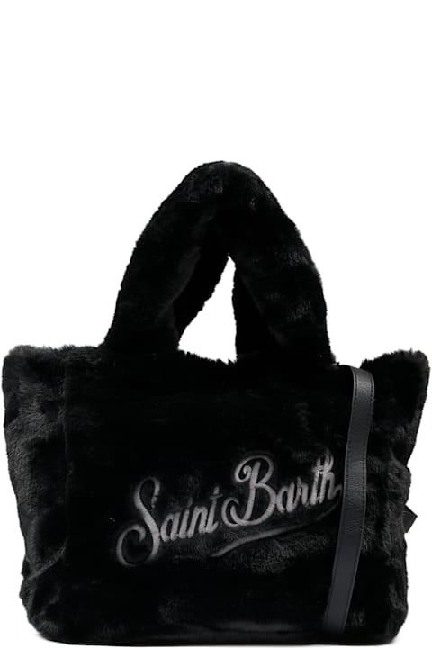 أدوات منزلية MC2 Saint Barth Black Bag For Girl With Logo
