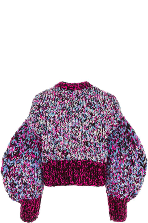 ウィメンズ ニットウェア Loewe Multicolor Wool Sweater