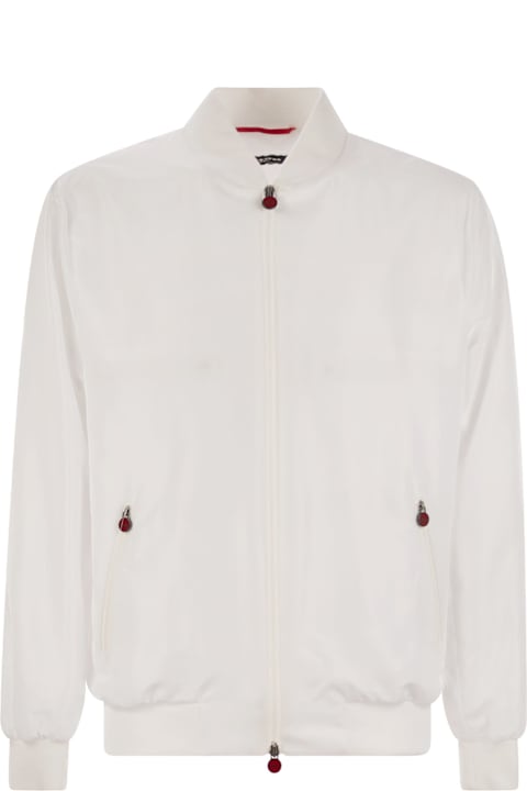 Kiton Coats & Jackets for Men Kiton Sea - Bomber Jacket In Technical Fabric