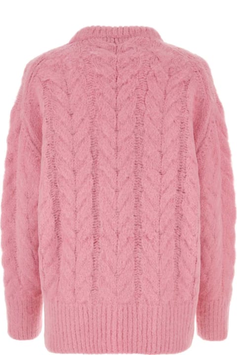 Fashion for Women Stella McCartney Pink Alpaca Blend Oversize Sweater