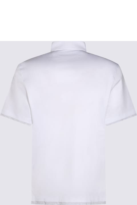 Brunello Cucinelli Topwear for Men Brunello Cucinelli White Cotton Polo Shirt