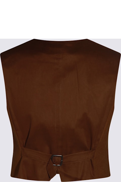 Max Mara Topwear for Women Max Mara Brown Wool Edda Top