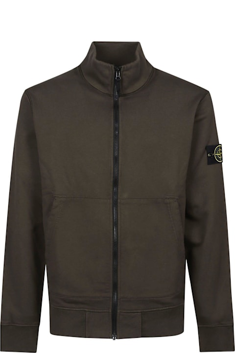 Stone Island سترات صوف وبدل رياضية لـ القسم الرجالي Stone Island Full Zip Sweatshirt