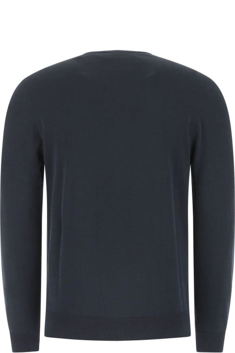 Aspesi Sweaters for Men Aspesi Dark Blue Cotton Sweater
