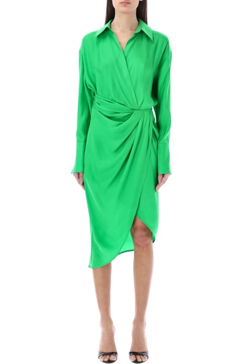 Puno Silk Midi Dress
