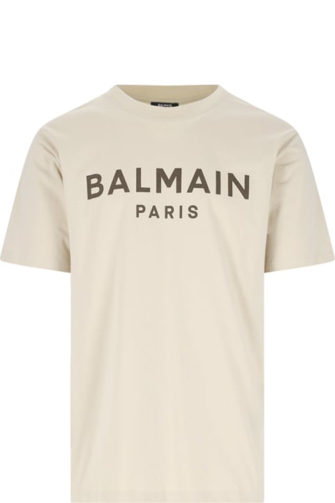 Balmain Topwear for Men Balmain Logo T-shirt