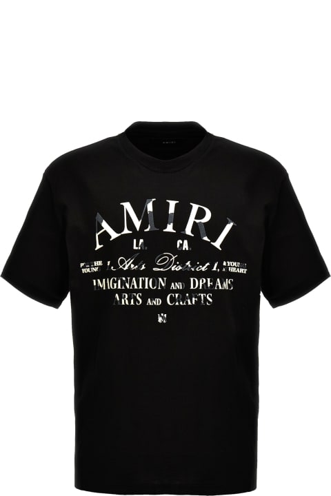 Topwear for Men AMIRI 'distressed Amiri Arts District' T-shirt