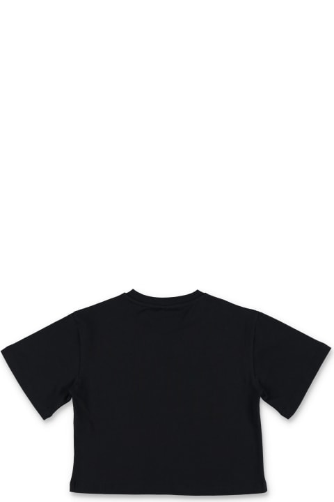 Stella McCartney Kids T-Shirts & Polo Shirts for Girls Stella McCartney Kids Cropped Logo Waves T-shirt