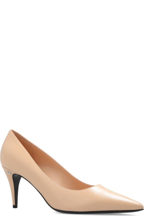 High-Heeled Shoes for Women Gucci Pointed Toe Slip-on Pumps