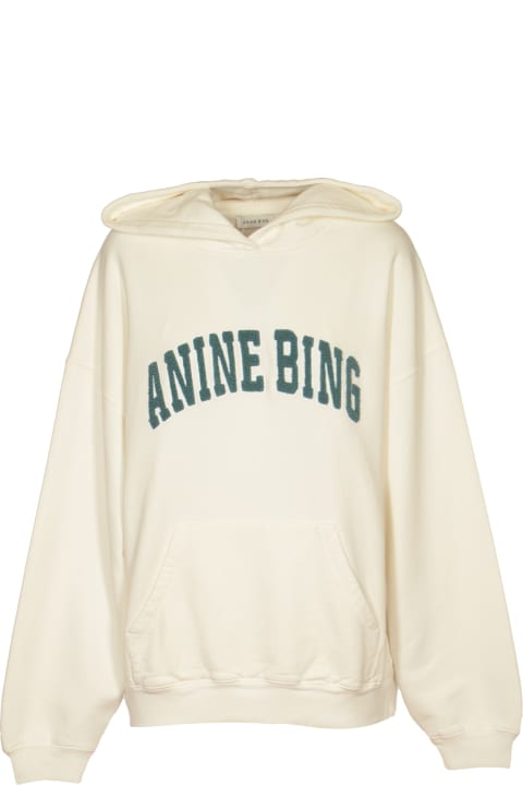 ウィメンズ フリース＆ラウンジウェア Anine Bing Logo Print Hoodie