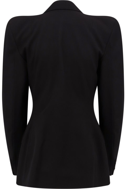 Balenciaga Coats & Jackets for Women Balenciaga Oversized Double-breasted Twill Jacket