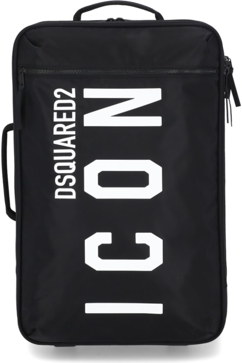 Bags Sale for Men Dsquared2 Icon Logo Luggage