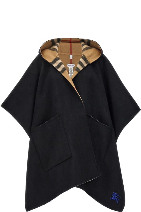 Clothing for Women Burberry Reversible Hooded Cape