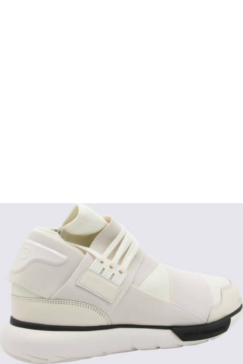 Y-3 for Men Y-3 White Canvas Sneakers