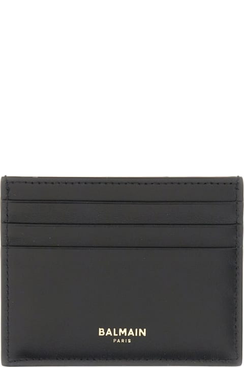 Wallets for Women Balmain Card Holder With Logo