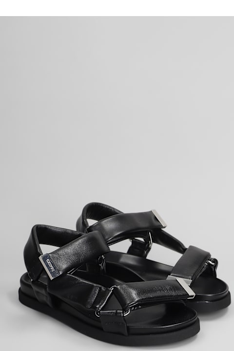 Flat Shoes for Women The Attico Salinas Flats In Black Leather