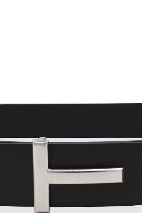 Homeware Tom Ford Black And Brown Leather Belt