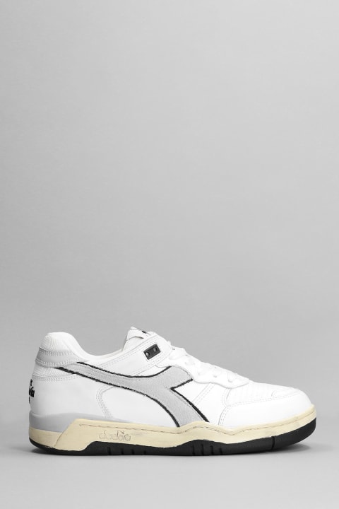 Boris B.560 Italia Sneakers In White Leather