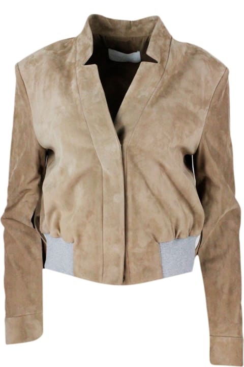 Fabiana Filippi Coats & Jackets for Women Fabiana Filippi Jacket In Light Suede