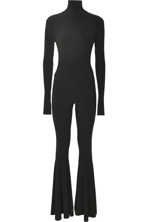 Fashion for Women Norma Kamali Flared Leg Fitted Jumpsuit