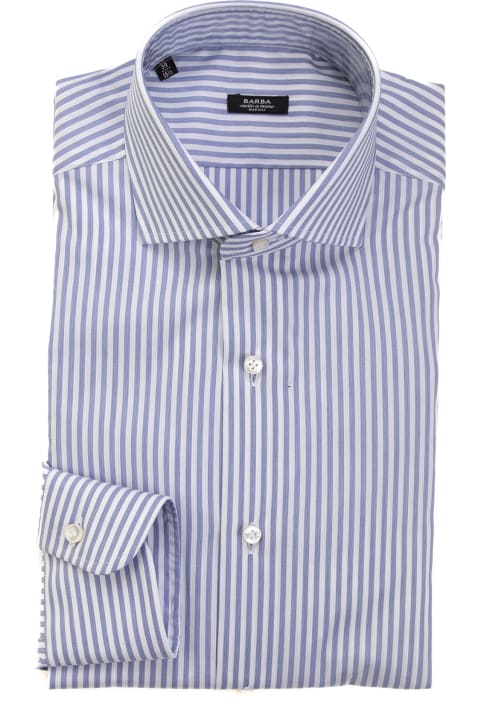 Barba Napoli for Men Barba Napoli Striped Long-sleeved Shirt