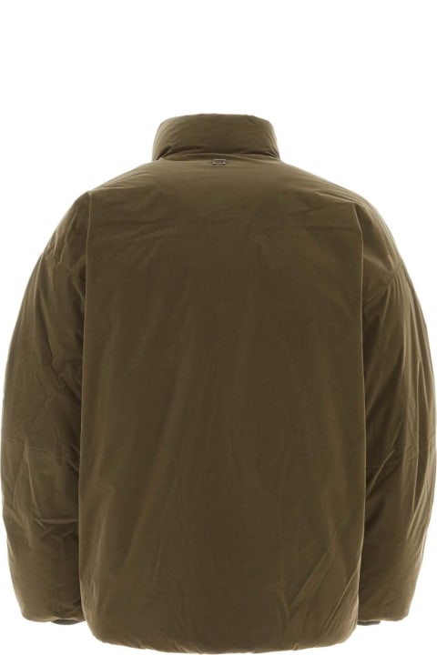 WOOYOUNGMI Coats & Jackets for Men WOOYOUNGMI Military Green Nylon Down Jacket