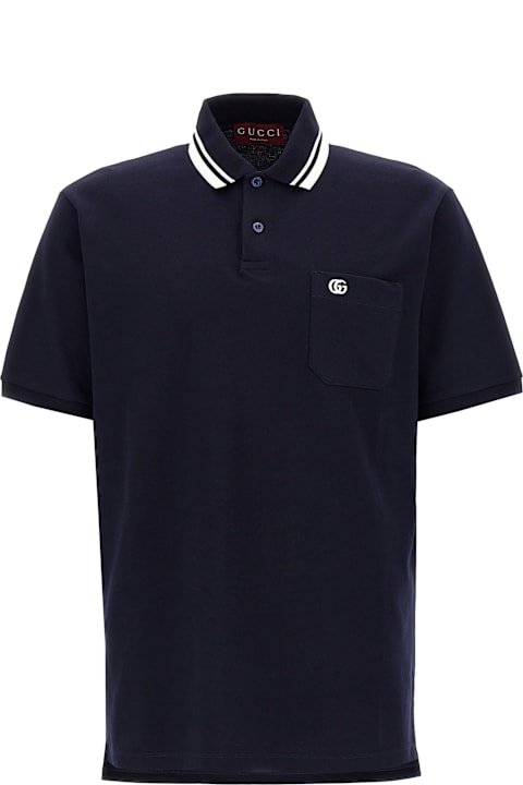Clothing for Men Gucci Embroidery Polo Shirt